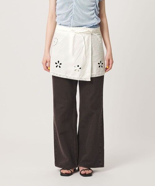 par&escala（パーアンドイエスカラ）の「＜par&escala＞MARGARITA スカート（スカート・レディース・ホワイト・XS/S）」の4枚目の写真