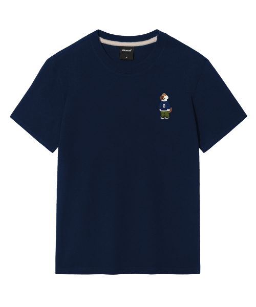 OKSTAR（オクスター）の「ミニミニビーニーブロドック刺繍半袖（Tシャツ/カットソー・レディース・ダークブルー/グレー/ダークグレー/ライトグレー/ライトベージュ/カーキ/ダークグリーン/ネイビー/ホワイト/クリーム/ブラック・X-LARGE/MEDIUM/LARGE/SMALL/2XL/3XL/4XL）」の17枚目の写真