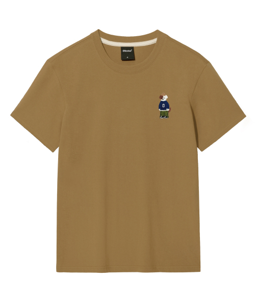 OKSTAR（オクスター）の「ミニミニビーニーブロドック刺繍半袖（Tシャツ/カットソー・レディース・ダークブルー/グレー/ダークグレー/ライトグレー/ライトベージュ/カーキ/ダークグリーン/ネイビー/ホワイト/クリーム/ブラック・X-LARGE/MEDIUM/LARGE/SMALL/2XL/3XL/4XL）」の19枚目の写真