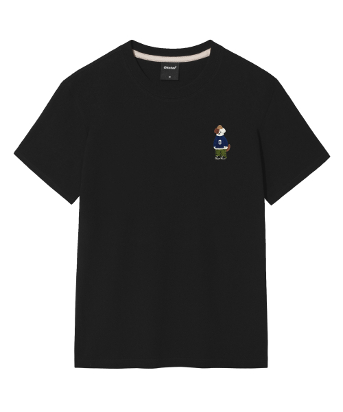 OKSTAR（オクスター）の「ミニミニビーニーブロドック刺繍半袖（Tシャツ/カットソー・レディース・ダークブルー/グレー/ダークグレー/ライトグレー/ライトベージュ/カーキ/ダークグリーン/ネイビー/ホワイト/クリーム/ブラック・X-LARGE/MEDIUM/LARGE/SMALL/2XL/3XL/4XL）」の21枚目の写真