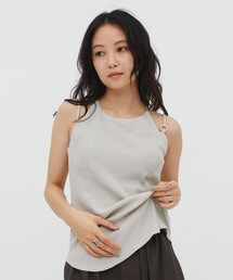 UNITED TOKYO | 【万能】レイヤードホルターカップインキャミソール|夏服/ウォッシャブル/ブラトップ/シーズンレス/極上の着心地(キャミソール)