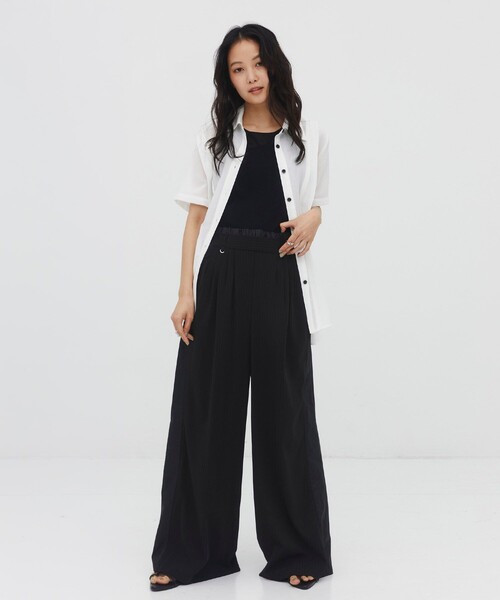 UNITED TOKYO(ユナイテッドトウキョウ)の「【万能】レイヤードホルターカップインキャミソール|夏服/ウォッシャブル/ブラトップ/シーズンレス/極上の着心地(キャミソール・レディース・ブラック/ベージュ・FREE)」の21枚目の写真