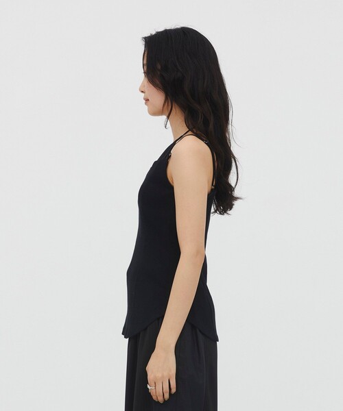 UNITED TOKYO(ユナイテッドトウキョウ)の「【万能】レイヤードホルターカップインキャミソール|夏服/ウォッシャブル/ブラトップ/シーズンレス/極上の着心地(キャミソール・レディース・ブラック/ベージュ・FREE)」の19枚目の写真