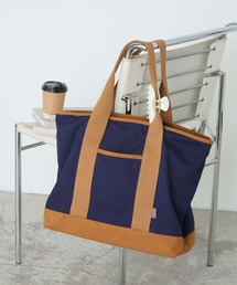 【BONLECILL Marche】《保冷ポケット付き》キャンバスBIGトートバッグ/マザーズバッグ