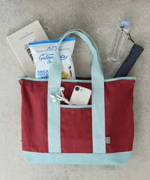 【BONLECILL Marche】《保冷ポケット付き》キャンバスBIGトートバッグ/マザーズバッグ