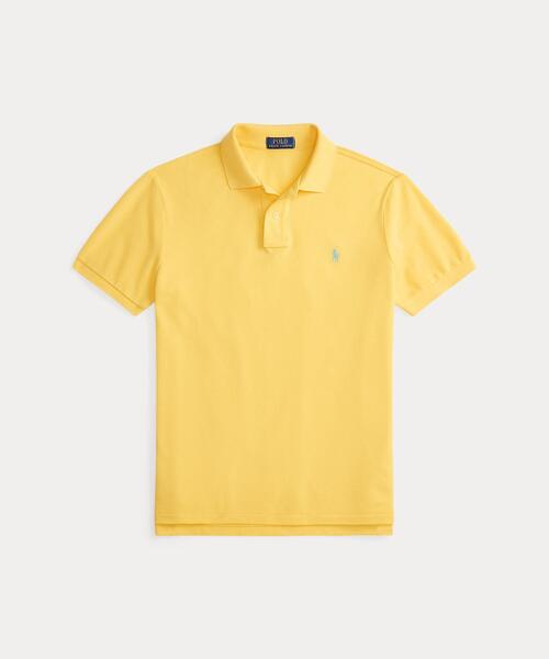 POLO RALPH LAUREN(ポロ ラルフ ローレン)の「カスタム スリム フィット メッシュ ポロシャツ(ポロシャツ・メンズ・イエロー・L/M/S)」の2枚目の写真