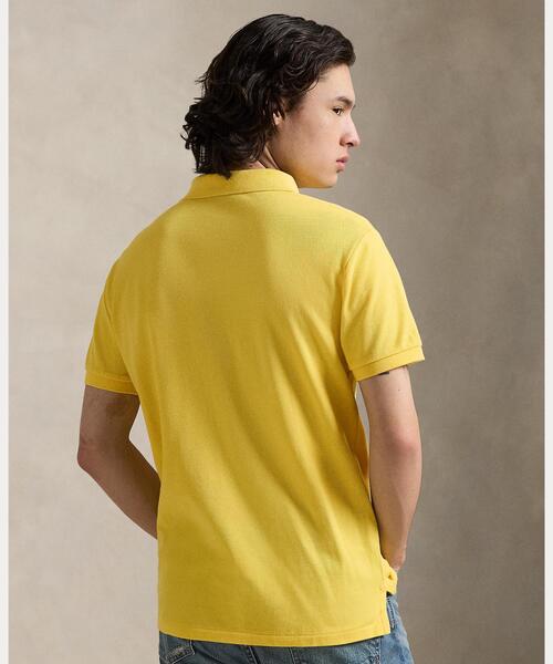 POLO RALPH LAUREN(ポロ ラルフ ローレン)の「カスタム スリム フィット メッシュ ポロシャツ(ポロシャツ・メンズ・イエロー・L/M/S)」の4枚目の写真