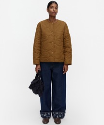 marimekko | 【バナー掲載特典付】Kapseli Piirto Unikko / coat(ノーカラーコート)