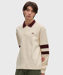 FRED PERRY（フレッドペリー）の「Tipped Sleeve Collared Sweatshirt／ティップドスリーブカラードスウェット（スウェット・レディース）」