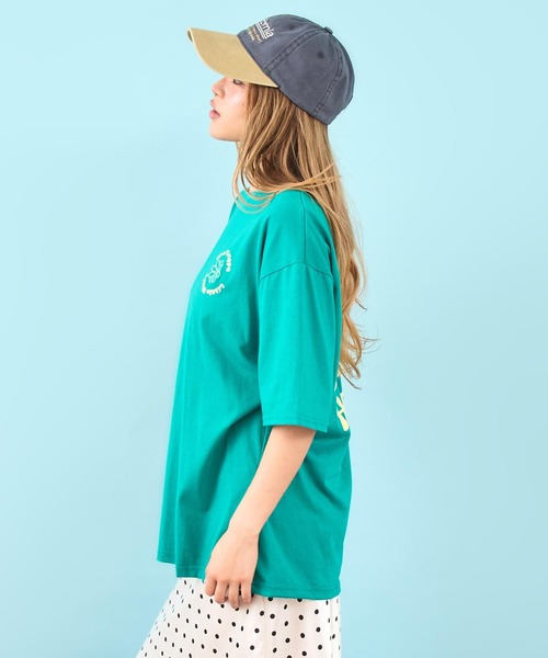 anap mimpi(アナップミンピ)の「バイカラー 刺繍 ロゴ キャップ(キャップ・レディース・ベージュ/ダークグレー・F)」の11枚目の写真