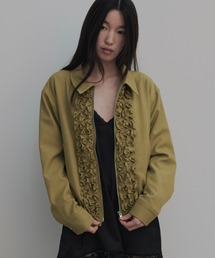 FEKETE（フェケテ）の「double zip-up frill blouson / ダブルジップコンパクトフリルブルゾン（ブルゾン）」