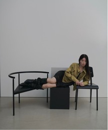 FEKETE（フェケテ）の「double zip-up frill blouson / ダブルジップコンパクトフリルブルゾン（ブルゾン）」