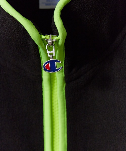 Champion（チャンピオン）の「Champion/チャンピオン HALF ZIP JACKET ハーフジップ ジャケット フリース フロント ブランドロゴ 刺繍 パイピング メンズ レディース 2026年秋冬 秋服（スウェット・メンズ・ブラック/ネイビー/イエロー系/ライトオレンジ系・M/L）」の10枚目の写真