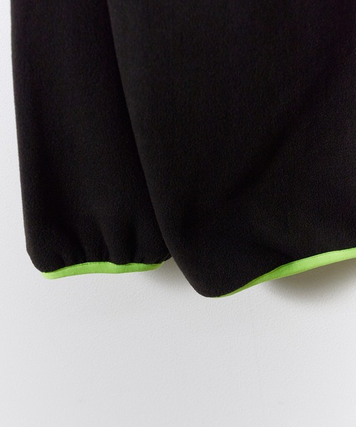 Champion（チャンピオン）の「Champion/チャンピオン HALF ZIP JACKET ハーフジップ ジャケット フリース フロント ブランドロゴ 刺繍 パイピング メンズ レディース 2026年秋冬 秋服（スウェット・メンズ・ブラック/ネイビー/イエロー系/ライトオレンジ系・M/L）」の8枚目の写真