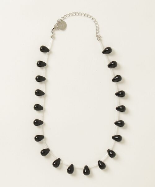 PRANK PROJECT(プランクプロジェクト)の「ドロップオニキスネックレス / Drop Onyx Necklace(ネックレス・レディース・ブラック・FREE)」の1枚目の写真