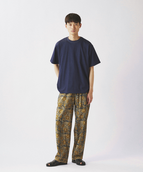 JOURNAL STANDARD relume（ジャーナルスタンダード　レリューム）の「bunai / ブナイ 別注 カラマカリ プリント イージーパンツ（その他パンツ・メンズ・カーキ/ブラック/ネイビー/ブラウン/ベージュ・MEDIUM/LARGE）」の8枚目の写真
