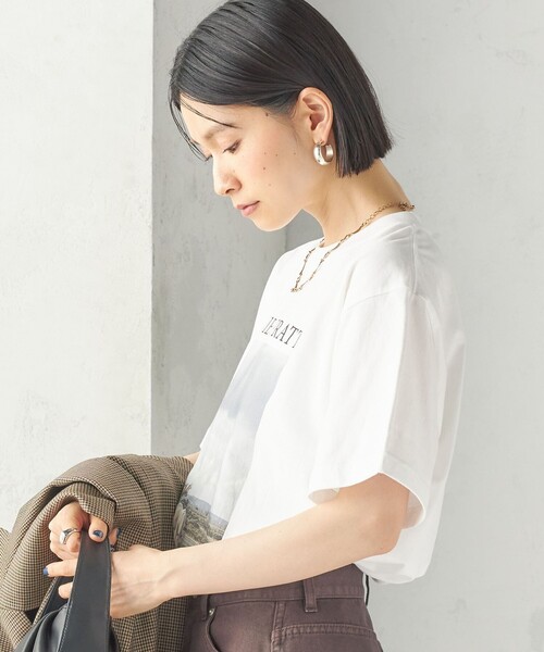 SHIPS(シップス)の「【SHIPS別注】THE CULTURE CORD: ARTIST TEE(AS)(Tシャツ/カットソー・レディース・ライトホワイト/ホワイト系/ホワイト・ONE SIZE)」の9枚目の写真