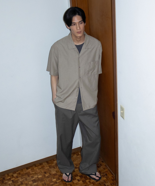 BLANKROOM(ブランクルーム)の「リードハーフシャツ_GRAY(シャツ/ブラウス・メンズ・その他・4/1/2/3)」の2枚目の写真