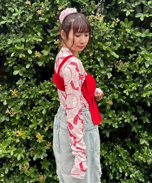 Candy Stripper(キャンディストリッパー)の「BIG RIBBON KNIT ビスチェ(その他トップス・レディース・ピンク/イエロー/レッド/ブラック・FREE)」の21枚目の写真