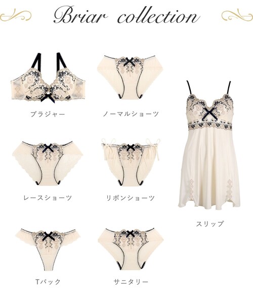 Risa Magli（リサマリ）の「ブライア レースショーツ（ショーツ・レディース・ネイビー/ベビーピンク/ブルー・L/M）」の7枚目の写真