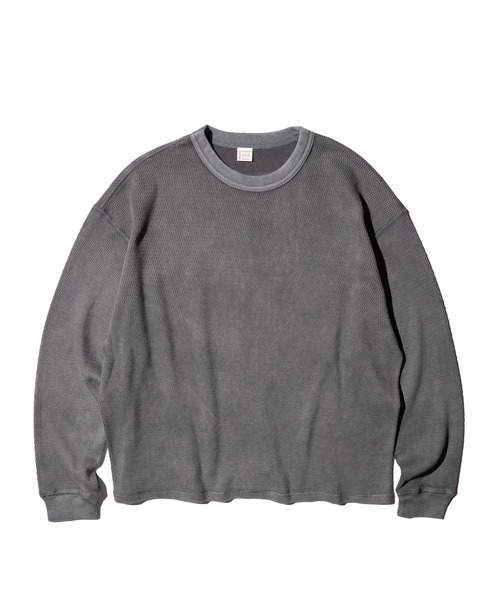 TOWNCRAFT(タウンクラフト)の「TOWNCRAFT / タウンクラフト COTTON THERMAL CREW TEE コットン サーマル クルーネックTシャツ(Tシャツ/カットソー・メンズ・ナチュラル/ネイビー/ピンク/ブラック/グレー・MEDIUM/LARGE)」の1枚目の写真