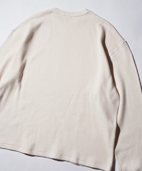 TOWNCRAFT(タウンクラフト)の「TOWNCRAFT / タウンクラフト COTTON THERMAL CREW TEE コットン サーマル クルーネックTシャツ(Tシャツ/カットソー・メンズ・ナチュラル/ネイビー/ピンク/ブラック/グレー・MEDIUM/LARGE)」の10枚目の写真