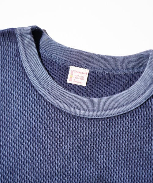 TOWNCRAFT(タウンクラフト)の「TOWNCRAFT / タウンクラフト COTTON THERMAL CREW TEE コットン サーマル クルーネックTシャツ(Tシャツ/カットソー・メンズ・ナチュラル/ネイビー/ピンク/ブラック/グレー・MEDIUM/LARGE)」の12枚目の写真