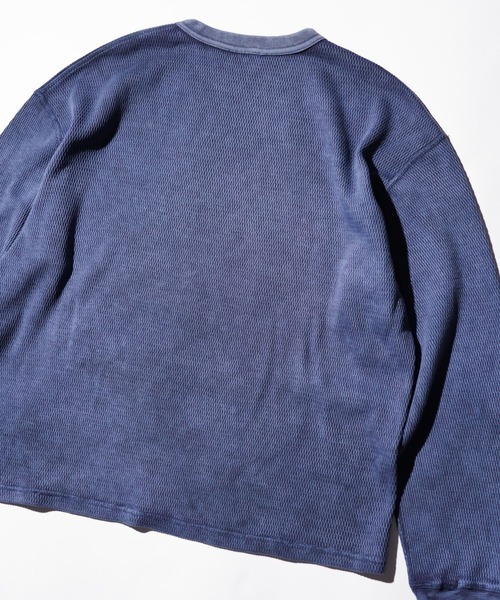 TOWNCRAFT(タウンクラフト)の「TOWNCRAFT / タウンクラフト COTTON THERMAL CREW TEE コットン サーマル クルーネックTシャツ(Tシャツ/カットソー・メンズ・ナチュラル/ネイビー/ピンク/ブラック/グレー・MEDIUM/LARGE)」の16枚目の写真