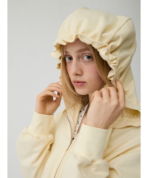 LILY BROWN(リリーブラウン)の「フリルショートフーディー(パーカー・レディース・ホワイト/ブラウン/イエロー・F)」の16枚目の写真