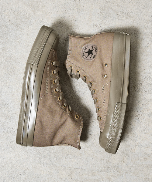 417 EDIFICE（フォーワンセブンエディフィス）の「CONVERSE / コンバース ALL STAR SQUARETOE HI（スニーカー・メンズ・ブラック/キャメル・26cm/27cm/28cm）」の4枚目の写真