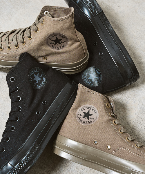 417 EDIFICE（フォーワンセブンエディフィス）の「CONVERSE / コンバース ALL STAR SQUARETOE HI（スニーカー・メンズ・ブラック/キャメル・26cm/27cm/28cm）」の5枚目の写真