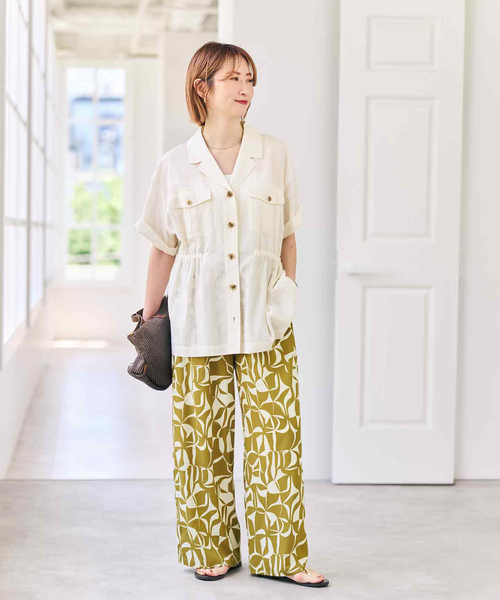 Spick & Span(スピックアンドスパン)の「ジオメトリックプリントイージーパンツ(その他パンツ・レディース・その他4/その他19・38/36)」の7枚目の写真