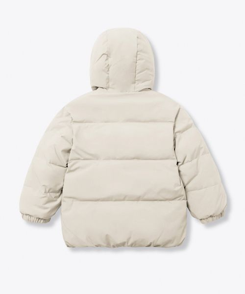 MUSINSA STANDARD KIDS（ムシンサスタンダードキッズ）の「デイリープファーリバーシブルフリースフーデッドパディングジャケット[クリーム/クリーム]（ブルゾン・レディース・その他・100/110/120/130/140/150/160）」の8枚目の写真