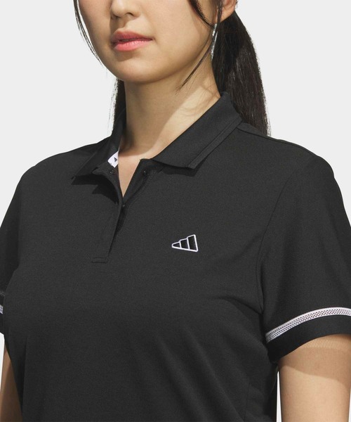 adidas(アディダス)の「クライマクール半袖ポロシャツ【adidas Golf/アディダスゴルフ】(ポロシャツ・レディース・ブラック・SMALL/MEDIUM/LARGE/X-LARGE/X-SMALL)」の3枚目の写真