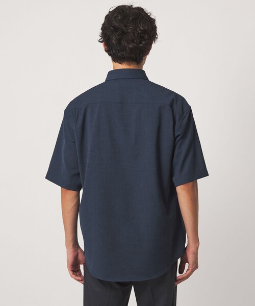 A DAY IN THE LIFE UNITED ARROWS(アデイインザライフユナイテッドアローズ)の「ドライ スラブドビー ワイド レギュラーカラーシャツ-吸水速乾-<A DAY IN THE LIFE>(シャツ/ブラウス・メンズ・ベージュ/ネイビー/ダークグレー・M/L)」の14枚目の写真