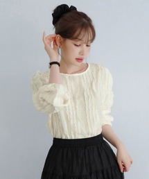 シフォンウェーブフリルブラウス/2026 AW COLLECTION