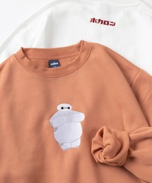 ホカロン（ホカロン）の「【71】【Disney/ディズニー】【着るホカロン】ベイマックス×ホカロン 裏起毛 ビッグシルエット スウェット プルオーバー/トレーナー/キャラクター/刺繍/ユニセックス /レディース/メンズ（スウェット）」