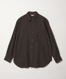 <Steven Alan> ネル ギンガムチェック レギュラーカラー シャツ LOOSE