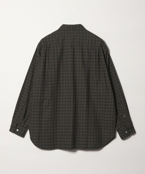 Steven Alan(スティーブンアラン)の「<Steven Alan> ネル ギンガムチェック レギュラーカラー シャツ LOOSE(シャツ/ブラウス・メンズ・ダークブラウン/ダークグリーン・XS/L/M/S/XL)」の9枚目の写真