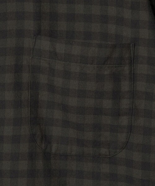 Steven Alan(スティーブンアラン)の「<Steven Alan> ネル ギンガムチェック レギュラーカラー シャツ LOOSE(シャツ/ブラウス・メンズ・ダークブラウン/ダークグリーン・XS/L/M/S/XL)」の12枚目の写真