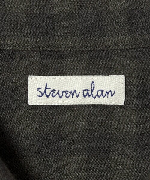 Steven Alan(スティーブンアラン)の「<Steven Alan> ネル ギンガムチェック レギュラーカラー シャツ LOOSE(シャツ/ブラウス・メンズ・ダークブラウン/ダークグリーン・XS/L/M/S/XL)」の16枚目の写真
