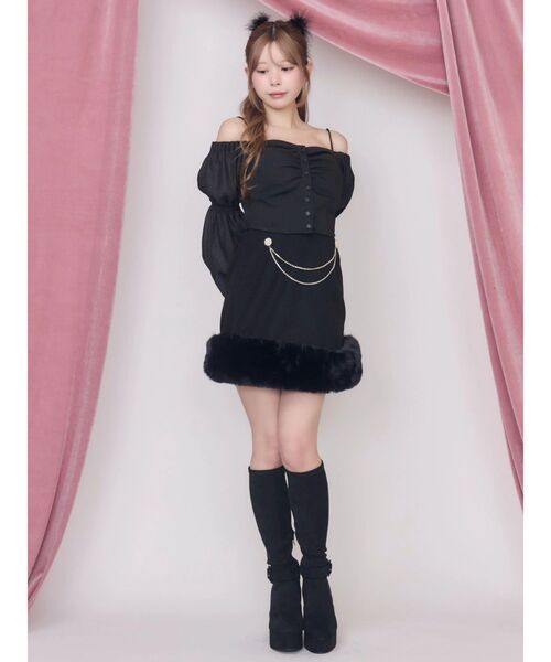 EATME(イートミー)の「バックルベルトロングブーツ(ブーツ・レディース・ボルドー/ブラック/アイボリー・SMALL/MEDIUM/LARGE)」の6枚目の写真