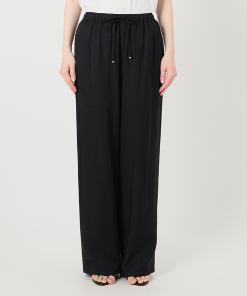 Spick & Span（スピックアンドスパン）の「《WEB限定 / 追加2》ドレープツイルイージーファティーグパンツ（その他パンツ・レディース・ベージュ/ブラック・38/36）」の21枚目の写真