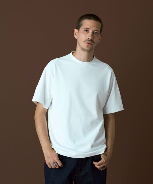 Columbia（コロンビア）の「COLUMBIA BLACK LABEL/ ダブルクリープショートスリーブTシャツ /コロンビアブラックレーベル（Tシャツ/カットソー・メンズ・ネイビー/ブラック/グリーン/ホワイト・M/L/XL/S）」の2枚目の写真
