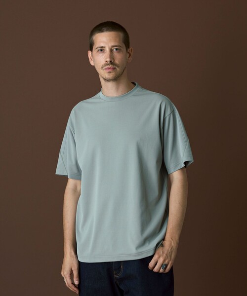 Columbia（コロンビア）の「COLUMBIA BLACK LABEL/ ダブルクリープショートスリーブTシャツ /コロンビアブラックレーベル（Tシャツ/カットソー・メンズ・ネイビー/ブラック/グリーン/ホワイト・M/L/XL/S）」の3枚目の写真