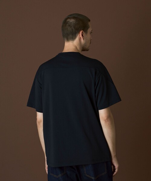 Columbia（コロンビア）の「COLUMBIA BLACK LABEL/ ダブルクリープショートスリーブTシャツ /コロンビアブラックレーベル（Tシャツ/カットソー・メンズ・ネイビー/ブラック/グリーン/ホワイト・M/L/XL/S）」の5枚目の写真