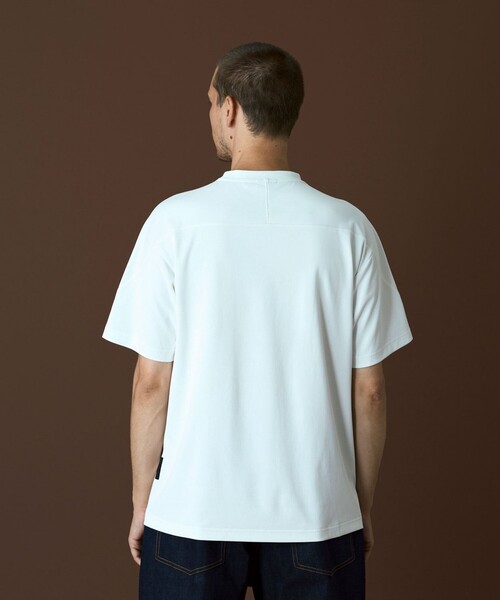 Columbia（コロンビア）の「COLUMBIA BLACK LABEL/ ダブルクリープショートスリーブTシャツ /コロンビアブラックレーベル（Tシャツ/カットソー・メンズ・ネイビー/ブラック/グリーン/ホワイト・M/L/XL/S）」の8枚目の写真