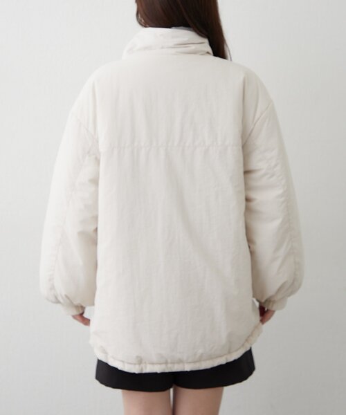 U.S. POLO ASSN.（ユーエスポロアッスン）の「【US. POLO ASSN.】【M/Lサイズ】リバーシブル中綿ブルゾン（ブルゾン・レディース・グリーン/ブラック/アイボリー・MEDIUM/LARGE）」の5枚目の写真