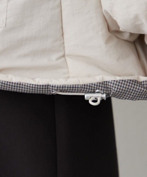 U.S. POLO ASSN.（ユーエスポロアッスン）の「【US. POLO ASSN.】【M/Lサイズ】リバーシブル中綿ブルゾン（ブルゾン・レディース・グリーン/ブラック/アイボリー・MEDIUM/LARGE）」の10枚目の写真