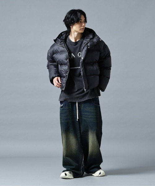 DANKE SCHON（ダンケシェーン）の「DankeSchon/ダンケシェーン/BAGGY JEANS/DUAL TONE（デニムパンツ・メンズ・ブラック/インディゴブルー・L/M/S）」の6枚目の写真